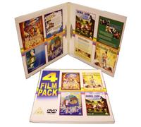 4 FILM PACK DVD ALADDIN NUTCRACKER PRINCE BEAUTY & THE BEAST ANIMAL FARM NEW
