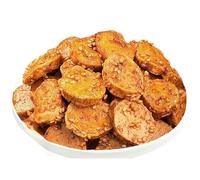 【4 Flavors Grilled Gluten Slices】Mala Latiao,Fast Food,Vegetarian,Healthy Snack,Leisure Food, Delicious Chinese Snack Gift (Cumin flavor,2bags)