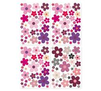 4 Flower Stickers, Bicycle Stickers, Flower Sticker Car Stickers, Flower Sticker Set, Colorful Flower Stickers, Plant Sticker Decoration