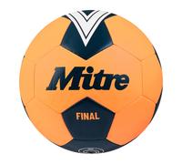 (4, Fluorescent Orange/Tidal Teal) Mitre Final Logo Football