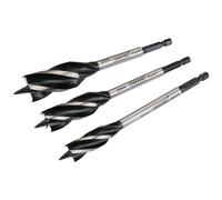 4 Fluted Auger Bit Set, 165mm (3 Piece)