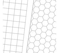 4 Foot Battle Map Replacement Clear Grid Set - Da Vinci's Room