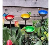 4 For Thirsty Bees Garden, Bee Watering Station, Bee Insectes Drinking Cup, Bee Water Feeder Garden Decorations