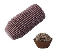 (4#) Forminha de Brigadeiro No. 4, 1 in Brown Paper Cups, 1000 Pack