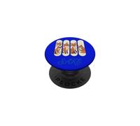 4 Fox Sake Four Foxes Funny Cute Fox Panel Poses Sake PopSockets Adhesive PopGrip