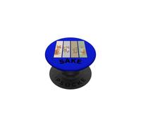 4 Fox Sake Four Foxes Funny Cute Fox Poses Panel Sake PopSockets Adhesive PopGrip