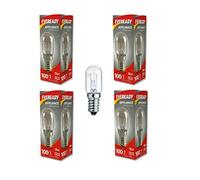 4 Fridge Bulb 15W E14 SES Replacement Appliance Small Screw Lamp Bulb Warm White