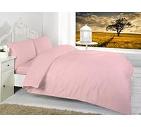 4 Ft Small Double Fitted Sheets By * Textile.Plus* (4 FT Fitted, Pink)