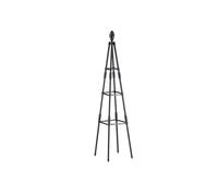 4 Ft Tower Obelisk Trellis for Potted Climbing Plants, Garden Trellis Rustproof Plastic Coated Metal Plant Support