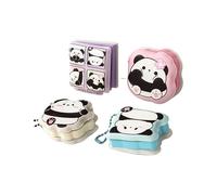 4 fun shaped sticky note pads featuring vibrant cartoon art and an access pad for easy tear and creativity