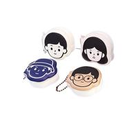 4 fun shaped sticky note pads featuring vibrant cartoon art and an access pad for easy tear and creativity