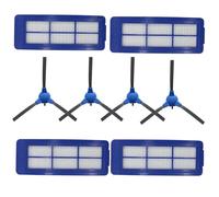 4 G10 Side Brush +4 G10 Filter Replacement, For Eufy for Robovac G10 Hybrid Robot Vacuum Cleaner Part Corner Brush 8pcs/set