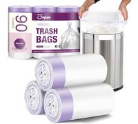 4 Gallon Lavender Trash Bags, 90 Count