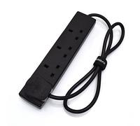 4-Gang Extension Trailing Lead - Black Multi Plug Power Cable - 1m / 2m / 3m / 5m / 10m 1m
