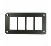 4 Gang Switch Panel Holder for Boats Aluminum Alloy Dash Board Accessory