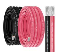 4 Gauge Marine Wire 4 AWG Marine Grade Wire Include 4 Gauge 20FT Red & 20FT Black,4 AWG Tinned Copper Oxygen-Free Cable for Automotive Boat Camper Trailer Speaker Battery Lighting Solar Panel Outdoor