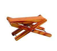 4 Gears Adjustable Guitar Foot Stool Folding Bamboo Footstool Guitar Foot Rest Stand for Guitar Lovers for Classical/Acoustic/Electric Guitar(Yellow)