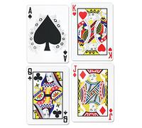 4 Giant Playing Cards 17.5 in (1.46 ft) 44 cm