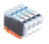 4 Go Inks Cyan Ink Cartridges to replace Canon CLI-8C Compatible/non-OEM for PIXMA Printers, High Capacity