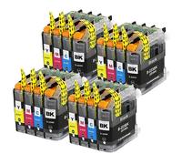 4 Go Inks Set of 4 Cartridges to Brother LC223 Compatible/non-OEM for Brother DCP and MFC Printers (16 Inks)