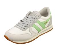 Gola Daytona Chute Womens Off White Green Fashion Trainers - 4 UK