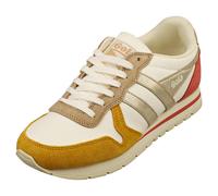 (4) Gola Daytona Quadrant Womens Fashion Trainers in Off White Sun