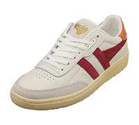 Gola Falcon Womens Fashion Trainers in White Cerise - 4 UK
