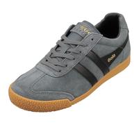 Gola Harrier Womens Classic Trainers in Graphite Black - 4 UK