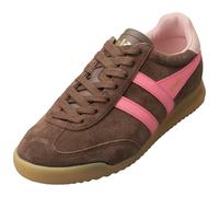 (4) Gola Torpedo Womens Fashion Trainers in Brown Pink