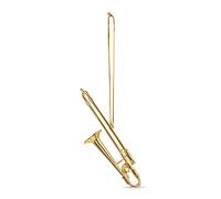 4" Gold Trombone Ornament by Broadway Gifts