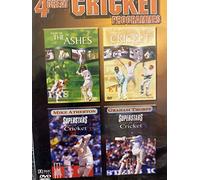 4 GREAT CRICKET PROGRAMMES. 1 THE STORY OF THE ASHES. 2. THE STORY OF CRICKET. 3. SUPERSTARS OF CRICKET MIKE ATHERTON. 4. SUPERSTARS OF CRICKET GRAHAM THORPE.