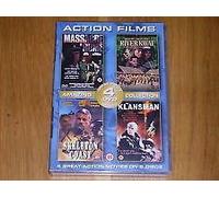 4 GREAT DVD MOVIES (Massacre in Rome, Skeleton Coast, Return From The River Kwai, The Klansman)