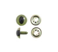 4 Green Cats Eyes - 15mm Safety Toy Eyes