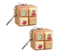 4 Grids PushPop Bubble Stress Relief Keychains Toy for Concentration and Finger Exercise Stress Relief Keychains