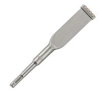 4 Groove Short Tooth Chisel, Tile Remover Tool, Professional Brick Chisel for Tile Concrete Corner Stone, Masonry Chisel for Brick Removal, Cavity Inspection, Mortar Work, Concrete Chipping