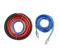 4 Guage 2800W Car Subwoofer Wire Car Amplifier Cable Kit with Suit for Maximum Signal Transfer