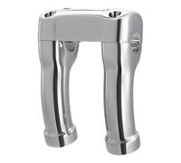 4" Handlebar Riser 1" Clamp Compatible With Softail Street Bob 114 Breakout FXBR 2018-2024 FXDR 114 2019-2020 Motorcycle Handlebar Accessory(Chrome)