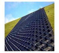 4" HDPE Geocell Grid for Driveway & Landscape Stabilization - Heavy Duty Ground Grid for Mud Control(3x13ft/1x4m High 4in/10cm)