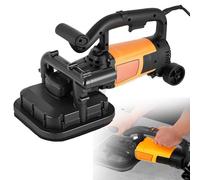 4-Head Concrete Grinder Set, Electric Concrete Surf-aces Planer with 6 Speed Adjustable, Walk Behind Grinder, Handheld Floor Drywall Sander