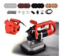 4-Head Electric Diamond Floor Grinder Polisher, Professional Concrete Polisher for Leveling, Epoxy Removal, Stone Polishing & Metal Descaling