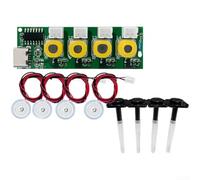 4-Head Humidifier Module,with Atomizing Plates and Switch,USB 5V DC,for Efficient Fine Mist Output,for Plant Watering,Home Humidification and Decorative Mist Effects