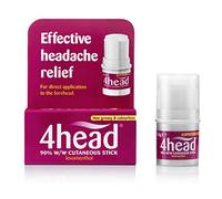 4 Head Levomenthol Stick for Headache Relief, 3.6 g