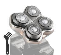 4-Head Replacement Shaver Blade Compatible with Skull Shaver Pitbull Pro - for Pitbull Silver Gold & Palm MX5 & Butterfly Kiss Head and face Shaver Electirc Razor for Bald (1 Pack)