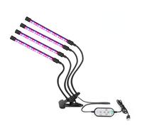 (4 Heads USB Port) LED Grow Light USB Phyto Lamp Full Spectrum Fitolamp With Control Phytolamp For Plants Seedlings Flower Home Tent