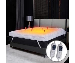 4" Heated Microfiber Mattress Topper With Variable Daul King 150 x 200cm