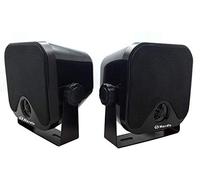4" Heavy Duty Waterproof Boat Marine Box Outdoor Speakers Surface Mounted for Skid Steer ATV UTV RZR Golf Cart Tractor Powersports Boat Truck Jeep