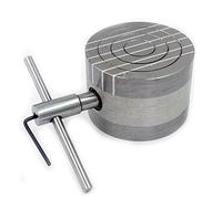 4" Heavy Round Permanent Magnetic Chuck 100mm Strong Hold Special Cross Poles