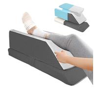 4-Height Adjustable Leg Elevation Pillows for After Surgery, Injuries or Rest, Washable Memory Foam Wedge Pillows, Leg Pillow for Ankle and Foot knee Legs Swelling and Pain Relief Recovery Sleeping