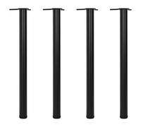 4 Height Adjustable Table Spare Legs Feet Foot Brushed Nickel Bar Worktop Desk v