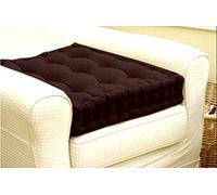 4" High Armchair Bolster Booster Cushion Great for Pregnancy & Elderly (BROWN/CHOCOLATE, PACK OF 1)